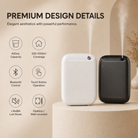Diffuseur d'arômes sans eau de luxe pour hôtel, 400 ml, écran LCD, sans fil, mural ou de bureau, système de diffusion de parfum pour usage commercial