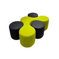 Büro-/Entspannungsbereich-Sofa, Firmen-Kindergarten-Polstermöbel, Bänke, Kreative Kombinations-Bürosofas