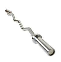 Barre de musculation droite en acier de 180 cm, barre d'haltères de 20 kg, charge maximale de 300 kg, équipement de fitness portable, poids libres pour la salle de sport