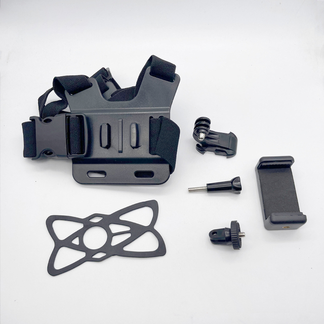 New 6 in 1 Adjustable Elastic Cell Phone Quick Clip Mobile Phone Holder Action Camera Chest Strap Mount Harness for GoPro 11 10