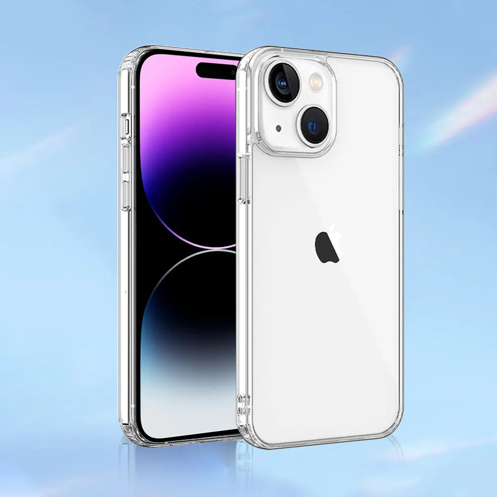 Luxury Clear Space Case For iPhone 12 13 14 Pro Max XR X XS MAX High Hardness Acrylic Crystal Phone Case