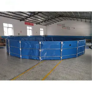 Sistema di acquacoltura a ricircolo-serbatoi di acquacoltura tilapia fish farming tank indoor and outdoor 1000L ~ 1000,000L