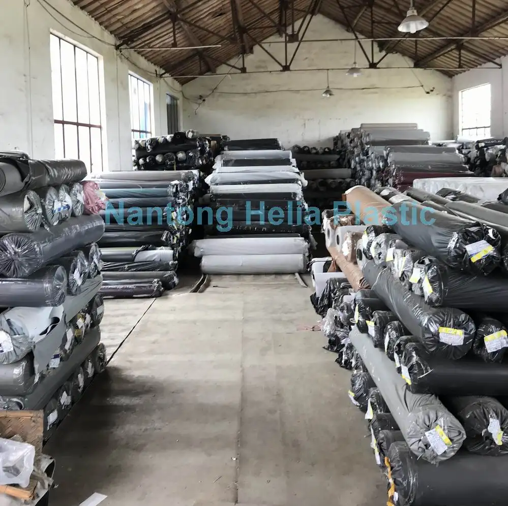 หนังเทียมเบาะรถ Stocklot ขายร้อนคุณภาพสูง PVC ถักหนัง Pvc สําหรับโซฟาเบาะรถเฟอร์นิเจอร์หลายชนิดผสม