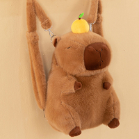 Offre Spéciale Creative Capybara Sacs À Dos En Peluche Unisexe Animaux En Peluche Jouets Sac 15-33cm Hauteur avec PP Coton Remplissage Enfants Sacs À Dos