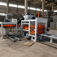 Machine de fabrication de blocs autobloquants QT6-15 sans cuisson, haute productivité, ligne de production automatique de briques en cendres volantes pour l'Afrique
