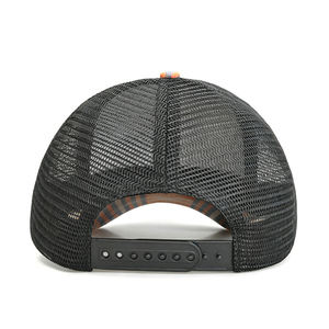 Gorra Trucker de Malla con Corona Estructurada y Diseño a Cuadros de 6 Paneles, Personalizable con Logotipo OEM, de Alta Calidad - Product Image 6