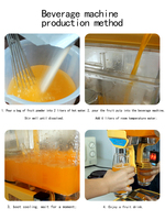 Boisson aromatisée en poudre de jus d'orange d'utilisation commerciale Offre Spéciale 1kg grand sac emballant la poudre de jus instantanée