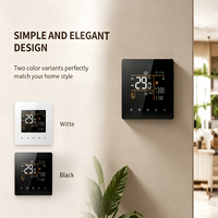 Termostato Inteligente WiFi Tuya con Pantalla Táctil LCD, Temporizador Semanal, Sincronización de Humedad, Bajo Consumo, Caja 86, Fabricante de Sistemas de Calefacción
