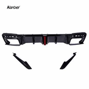 Diffuseur Karbel Style KB Diffuseur en fibre de carbone sèche Noir Diffuseur de lèvre arrière pour <span class=keywords><strong>Audi</strong></span> B9.5 S4 2020-2024 - Product Image 5