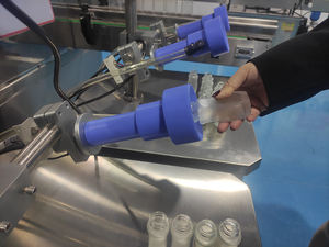 Semi-Auto doble cabeza Perfume anión botella limpieza lavadora equipo cosmético aire soplado chupar botella lavadora aire lavado - Product Image 5