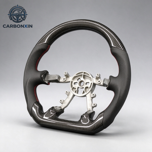 Volante Deportivo de Fibra de Carbono para Corvette C5 Zr1 C6, Accesorios Interiores para Automóviles, 2001 2005 2000 2002 2003 2004 1997 - Product Image 4