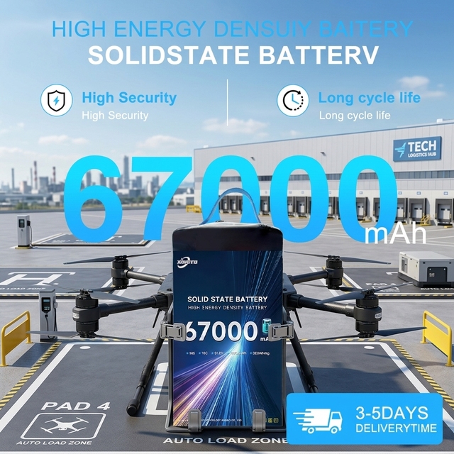 Universal Rechargeable 14s67Ah Lithium Polymer Battery with Large Capacity and Long Flight Time for  Drones
