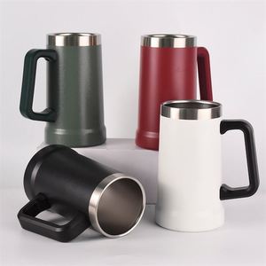 24Oz Stainless Steel Stein <b>Mug</b> Custom Logo Customizable <b>Large</b> Capacity Bar Accessories Birthday Gift ASM33 - Product Image 4