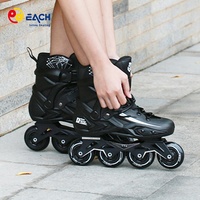 Patins à roulettes de slalom professionnels en gros, patins à roulettes à 4 roues, chaussures de patinage personnalisées, chaussures de patinage freestyle pour patineurs adultes