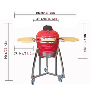 Barbacoa de cerámica de mesa de estilo japonés de 16 pulgadas - Product Image 5