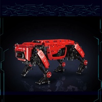 921 pièces APP et télécommande double Mode Robot chien blocs de construction modèle tige jouet bricolage assemblage RC Machine chien briques Kit de construction