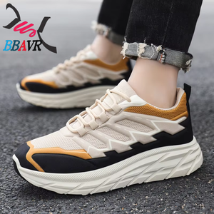 Nuevos Zapatos Deportivos Casuales de Moda para Hombre con Cordones, Suela Gruesa, Uso Diario, Forro de Malla Transpirable, Antideslizantes, para Verano y Primavera - Product Image 3