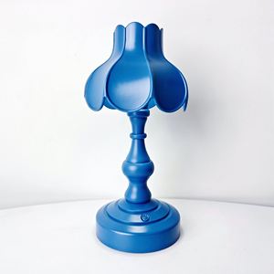 Современная настольная <span class=keywords><strong>LED</strong></span>-лампа на аккумуляторе в стиле минимализм с сенсорным управлением, теплый белый свет, для офисов и чтения студентам, прочный пластик - Product Image 6