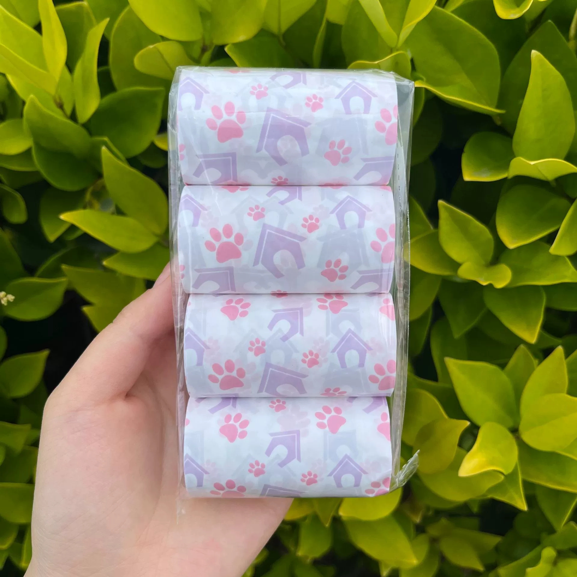 No scent pink house 4 rolls 60 bags