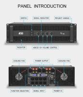 1800 watts TD classe système de sonorisation 4 canaux extérieur professionnel transformateur amplificateur de puissance