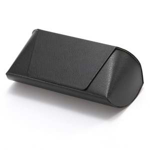 Estuche para Gafas de Sol Extra Grande Personalizado con Logotipo, Caja de Gafas Negra de PU de Gran Tamaño - Product Image 1