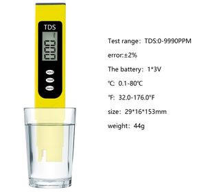اختبار اختبار <span class=keywords><strong>TDS</strong></span> PPM لاختبار نقاء المياه الرقمي حوض السمك - Product Image 2