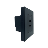 Meilleure vente 2022 chargeur de téléphone portable 86mm * 86mm double 100-240V chargeur USB Smart Wall Power 2 prise USB