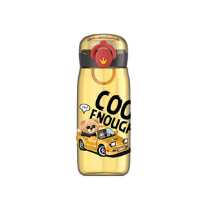 Eco Friendly Available Kids Hiking Water Bottle With Cartoon Image BPA Free Children Plastic Drink Bottle