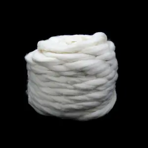 Alpaca Wol Top Natuurlijke Witte Kleur 25.5mic 100% Wol Met Behulp Voor Spinning Garen Met Hoge Kwaliteit