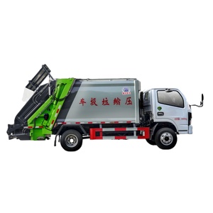 Camión Compactador Ligero 4x2 de 3 Toneladas con Cargador Trasero, Camión de Basura Compactador - Product Image 1