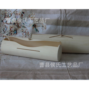 Caja de Bambú Redonda de 23*5*6cm de la Fábrica de Artesanía Hou Shi de Cao County, Caja de Regalo para Llaveros - Product Image 2