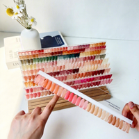Présentoir à échelle pour échantillons d'ongles en acrylique, grande capacité, pour comparaison des couleurs