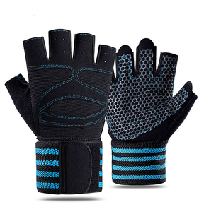 Gants de musculation respirants pour hommes et femmes, avec enveloppement de poignet et demi-doigts, pour l'entraînement sportif et la musculation en salle de sport - Product Image 2