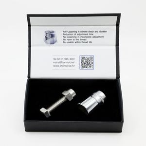 Tuerca de bloqueo de metal fuerte SAPER Tuerca de bloqueo automático de inserción de nailon hexagonal de acero inoxidable Tuerca de bloqueo hexagonal de servicio pesado - Product Image 1