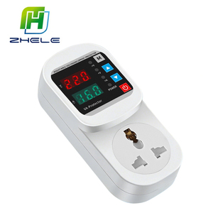 <span class=keywords><strong>Prise</strong></span> monophasée UE avec protection automatique contre les surtensions, 16A 220V, affichage LED réglable pour surtension/surintensité, idéale pour réfrigérateur - Product Image 5