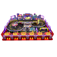 Machine de divertissement intérieur pour enfants, jeu de course sauvage multijoueur, voitures de course à monnayeur avec moteur durable