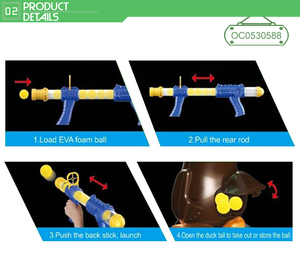 Juego de tiro de pato, bala redonda de plástico - Product Image 3