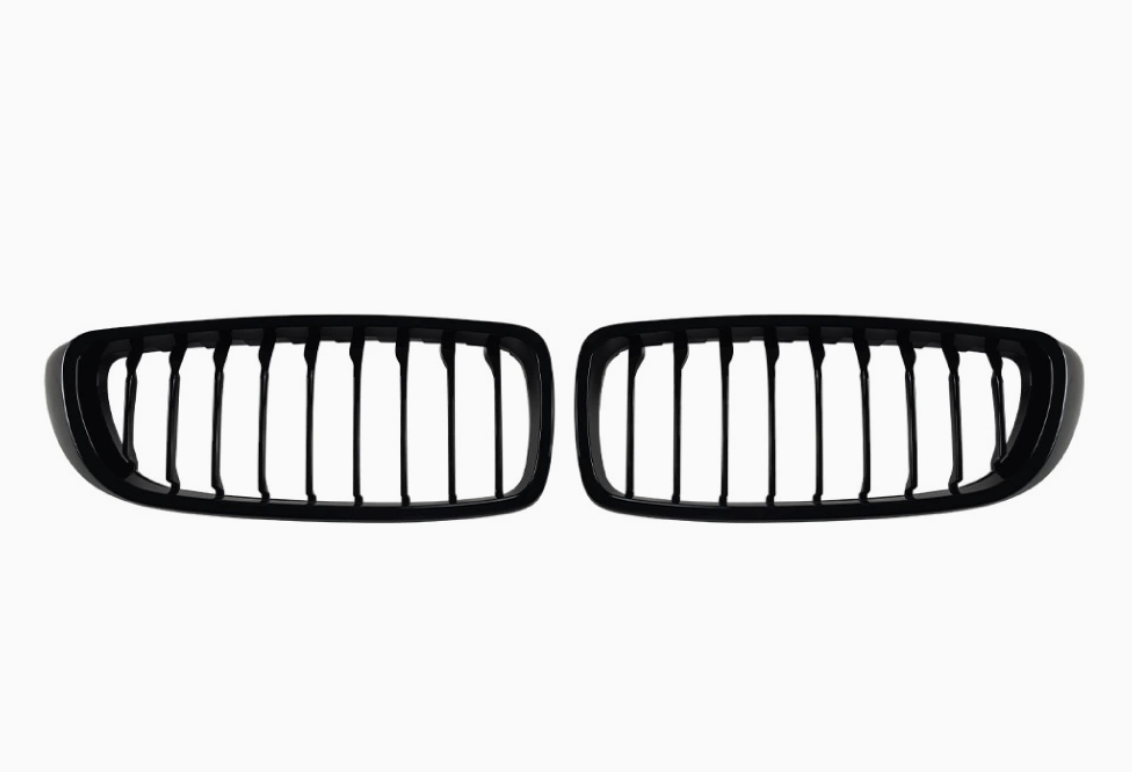 Grille avant simple F32 F33 F36, sans éclairage, noir piano (2014-2020)