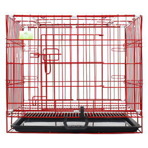 Jaula para perros al por mayor, fabricante nuevo, 30, 36, 42, 48 pulgadas, jaula plegable de Metal para perros, jaula para perros de impacto <span class=keywords><strong>Xxl</strong></span> con chasis extraíble - Product Image 3