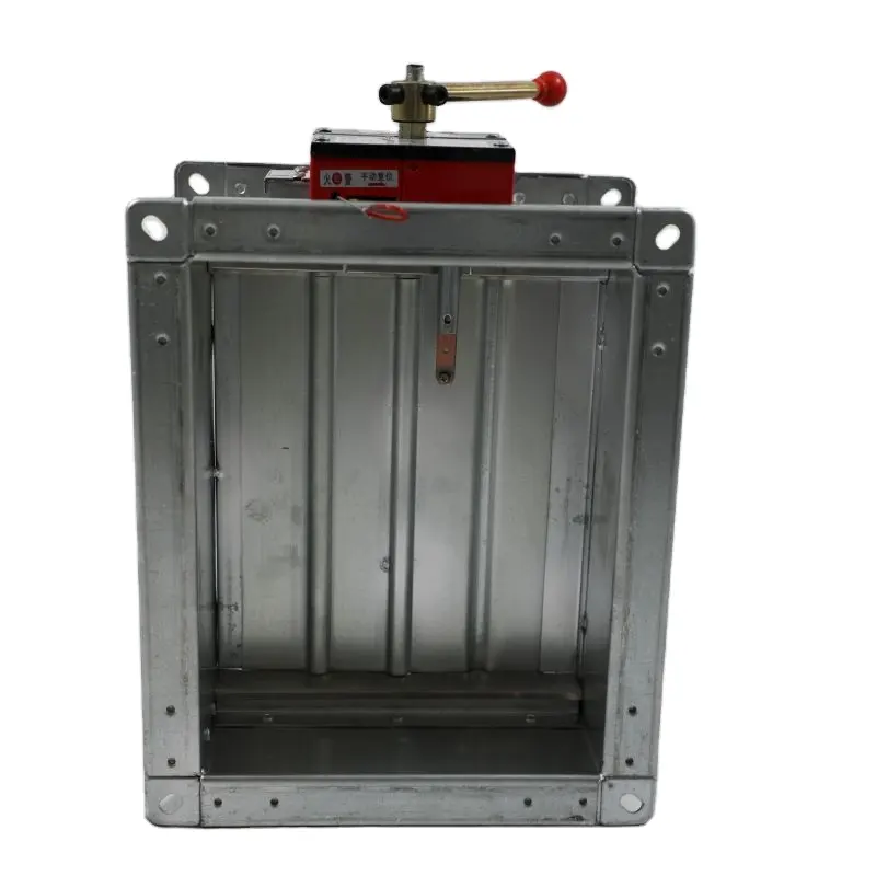 Phòng Sạch/Phòng Sạch/Bụi Miễn Phí Nhà 70 Celsius Fire Damper Hvac Ống Dẫn Không Khí Cơ Giới Khói Và Chữa Cháy Van Điều Tiết