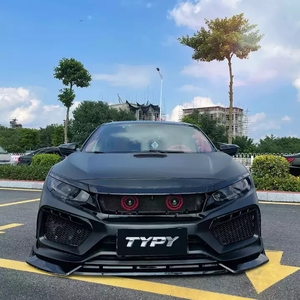 <strong>Car</strong> <strong>Body</strong> <strong>Kit</strong> Front Bumper Parts Modified RS Front Bumper Complete <strong>Body</strong> <strong>Kit</strong> for Honda Civic 2016 2017 2018 2019 - Product Image 2