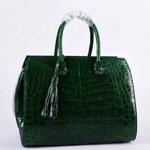 Túi xách cá sấu mới nhất, túi cá sấu, túi da cá sấu cao cấp, ví da xanh thủ công dành cho nữ, làm theo yêu cầu, đặt làm riêng - Product Image 3