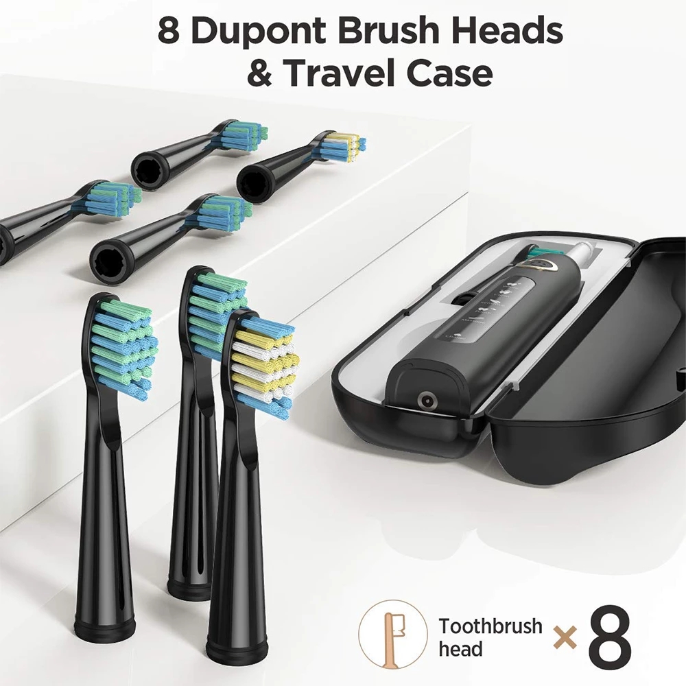Waterproof IPX7 Electric Sonic Toothbrush 3.7V Rechargeable Toothbrush