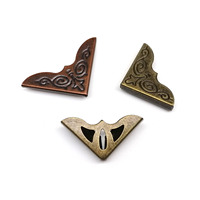 Protecteur d'Angle Décoratif pour Livre Album Photo Menu Scrapbooking Bloc-Notes Sac Dossier Laiton Antique Bronze Métal