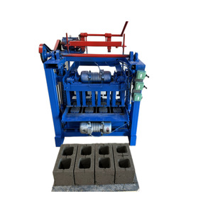 מכונת ייצור בלוקים חלולים ניידת קטנה מדגם MechPro MP4-35A, מפעל לייצור לבני בטון מחימר עם רטט אוטומטי, קל לתפעול - Product Image 2