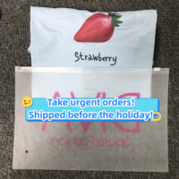 T-shirt avec logo personnalisé auto-scellant pour vêtements emballage givré d'expédition fermeture éclair sacs en plastique fermeture éclair pour vêtements pour petites entreprises
