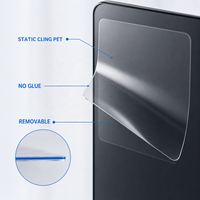 Autocollants statiques en PVC imprimés sur mesure, autocollants amovibles pour vitres, pour vitrine de magasin