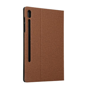 Housse de support de tablette folio en cuir artificiel PU ultra-mince de luxe pour <span class=keywords><strong>Samsung</strong></span> TAB S7 T870/875 - Product Image 3