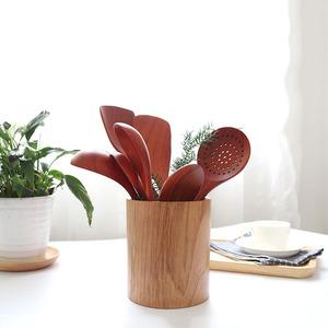 Wooden Spoon And Spatula Kit 5 Pieces Burmese Rosewood Non Stick For Cooking Stirring Serving - Product Image 2