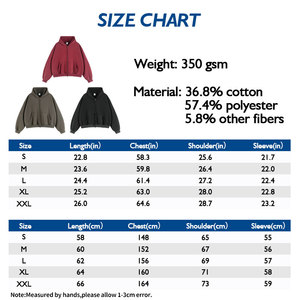 Sweat à capuche d'automne solide épaissi en détresse pour hommes coupe régulière polaire lourde délavé couleur décoloration Zip - Product Image 4